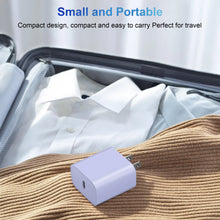 Load image into Gallery viewer, iPhone 14 13 12 11 Super Fast Charger-20W PD Type C Power Wall Charger with 6FT Charging Cable Compatible with iPhone 14/14 Pro Max/13/13 Mini/13 Pro/13 Pro Max/12/12 Pro/iPad Air-Purple