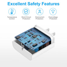 Load image into Gallery viewer, 2 Pack iPhone 15 Charger-USB C Charger-Apple MFi Certified-iPad Pro Charger iPad Air Mini Charger with 6FT Cable for iPhone 15/iPhone 15 Pro/iPhone 15 Pro Max/iPad Pro/Mini/Air4/AirPods