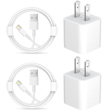 Load image into Gallery viewer, iPhone 14 13 12 11 Charger-Lightning Cable to USB-Apple MFi Certified-2-Pack Fast Wall Charger Cable Compatible with iPhone 14/14Pro/13/13 Pro/12/12Pro/XS/Max/XR/X/8/8 Plus iPad