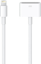 Load image into Gallery viewer, Lightning to 30-Pin Adapter [Apple MFi Certified] iPhone Charging Data Sync Connector Cable 8-Pin Male to 30-Pin Female Output Adapter Compatible iPhone 14/13/12/11/X/8/7/6/5/4S/4/3/iPad/iPod(0.2 m)
