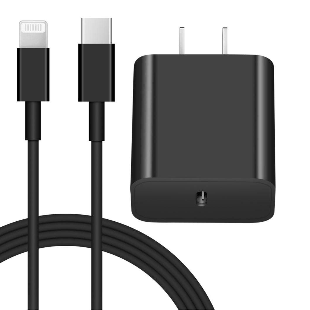 iPhone 14 13 12 11 Super Fast Charger-20W PD Type C Power Wall Charger with 6FT Charging Cable Compatible with iPhone 14/14 Pro Max/13/13 Mini/13 Pro/13 Pro Max/12/12 Pro/iPad Air-Black
