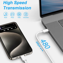 Load image into Gallery viewer, 3 Pack iPhone 15 Charger-USB C Charger-Apple MFi Certified-iPad Pro Charger iPad Air Mini Charger with 6FT Cable for iPhone 15/iPhone 15 Pro/iPhone 15 Pro Max/iPad Pro/Mini/Air4/AirPods

