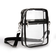 Load image into Gallery viewer, JUCKDEKE 1 PACK Clear Purse Stadium Approved-Clear bag Crossbody Bag with Adjustable Strap for Concerts Sport
