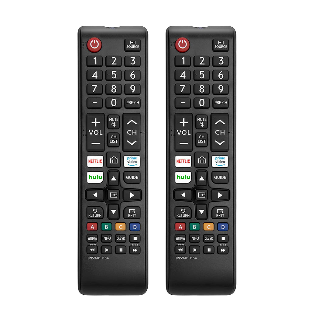 Pack of 2-New Universal Remote for All Samsung TV Remote-Replacement Compatible for All Samsung Smart TV, LED, LCD, HDTV, 3D, Series TV