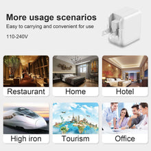 Load image into Gallery viewer, iPad Charger iPhone Charger-Apple MFi Certified-12W USB Wall Charger Foldable Portable Travel Plug with USB Charging Cable Compatible with iPhone, iPad, iPad Mini, iPad Air 1/2/3, Airpod
